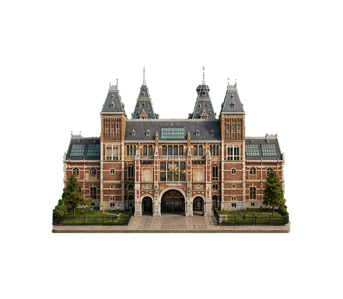 Rijksmuseum red-brick facade