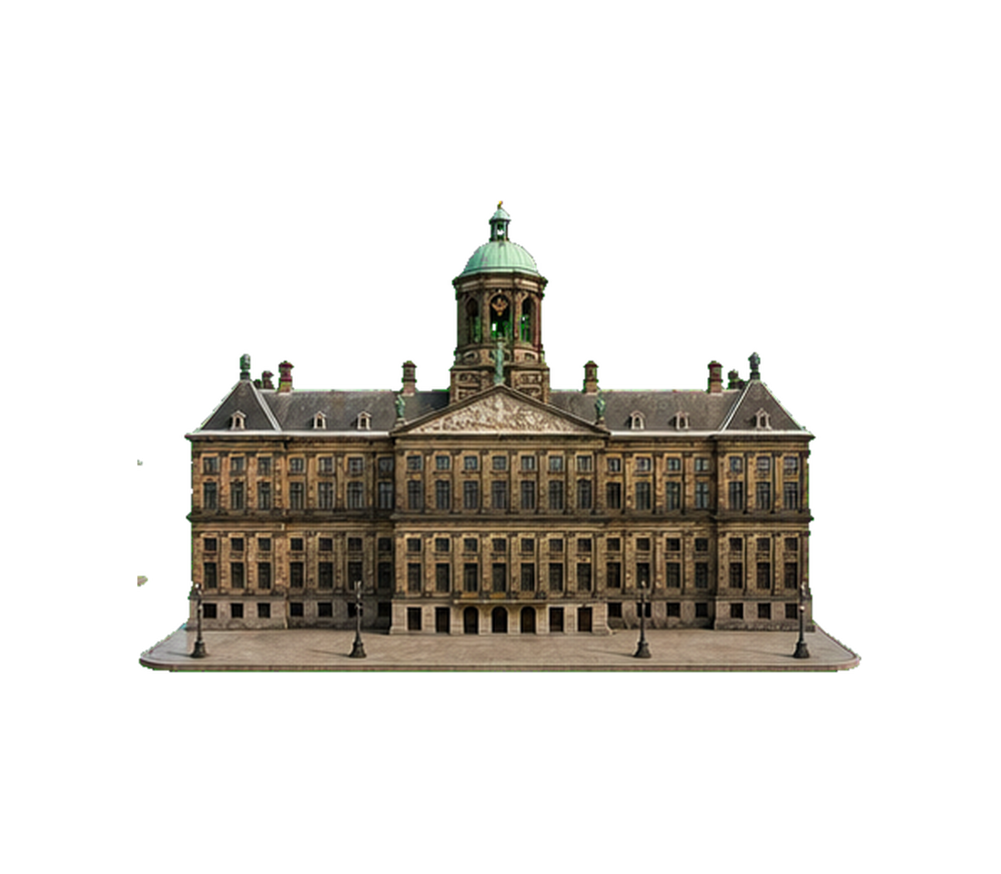 Dam Square palace facade