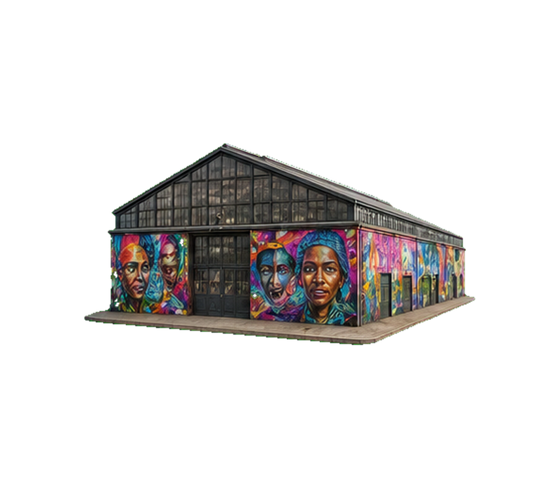 Street-art warehouse