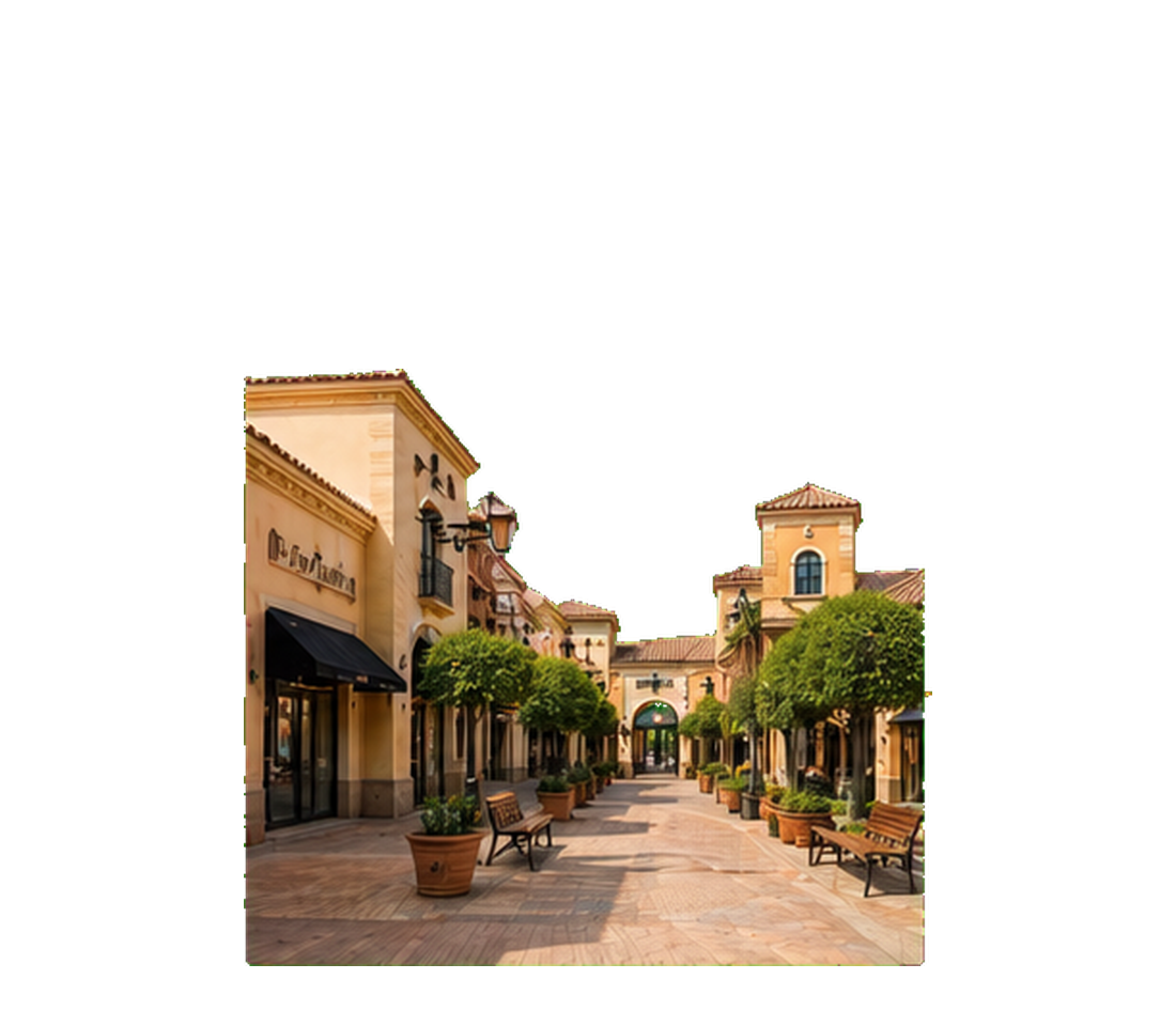 Outlet village promenade