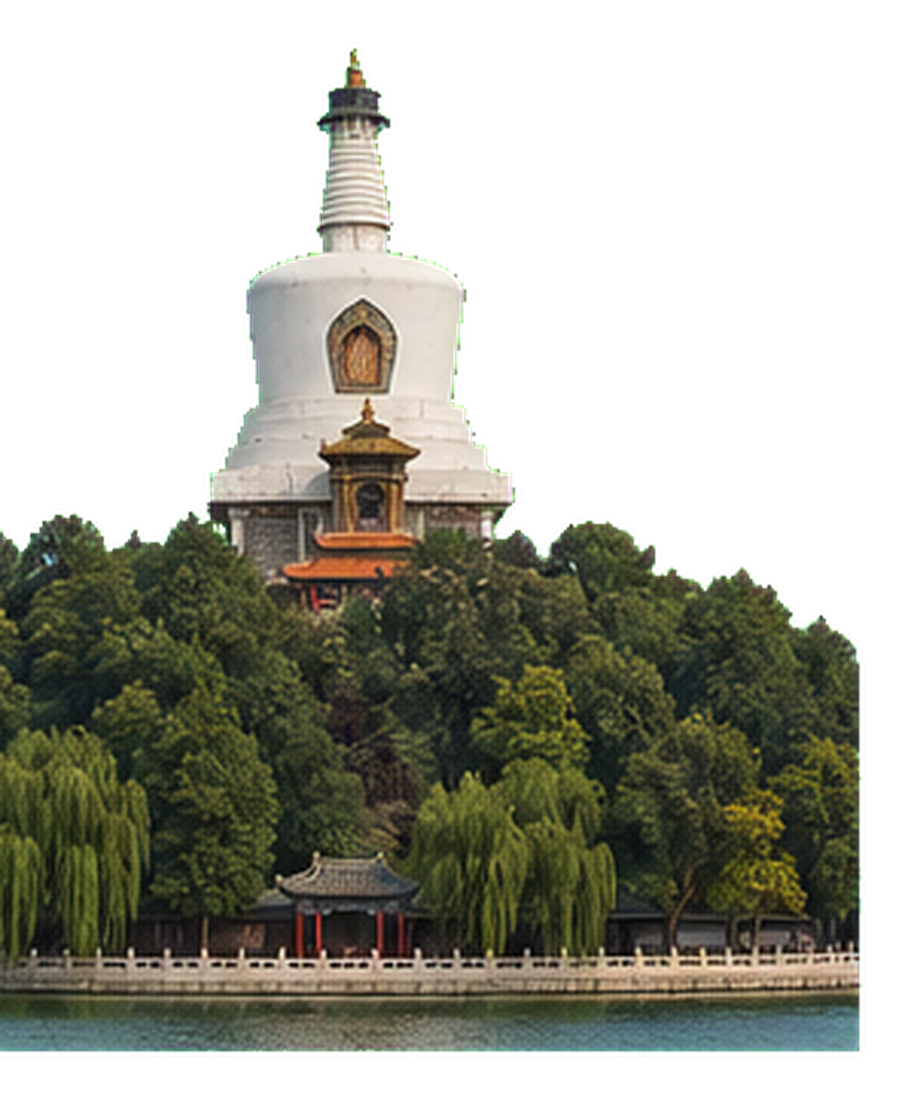 White Dagoba island