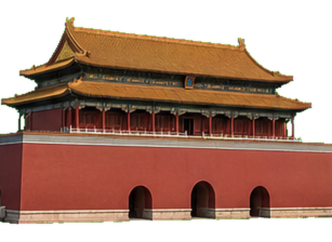 Tiananmen gate tower cue
