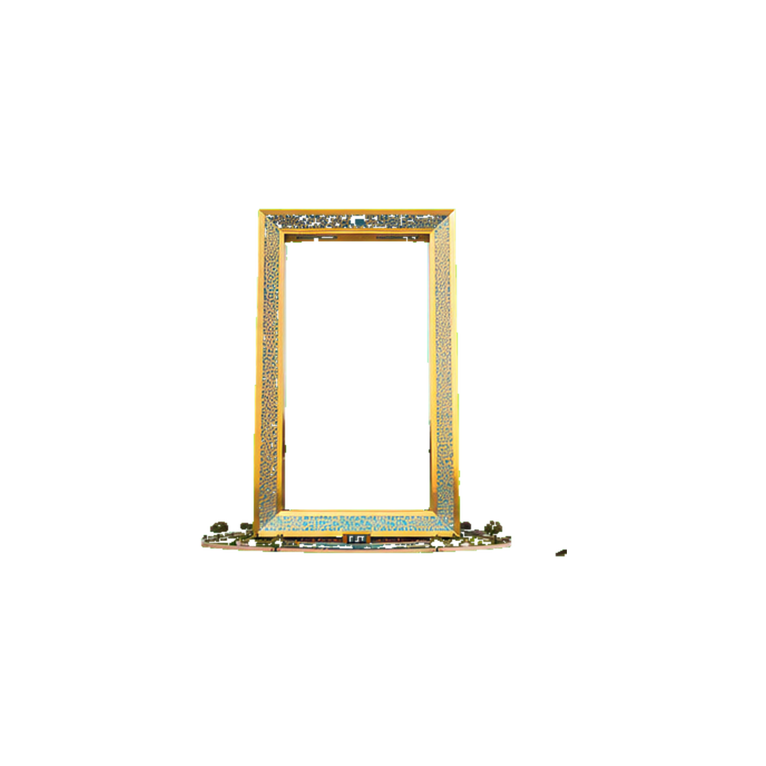 Golden Dubai Frame
