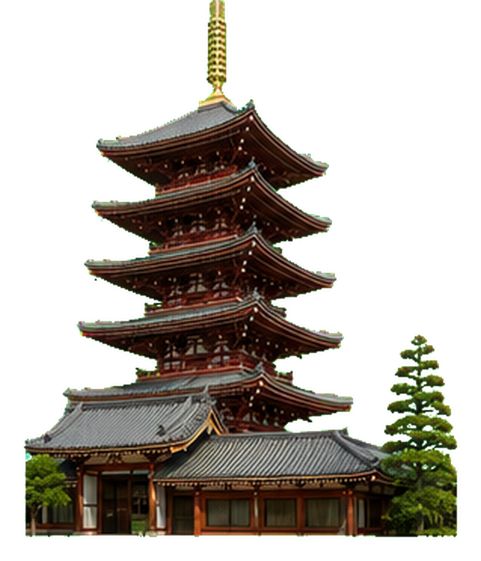 Tochoji red pagoda