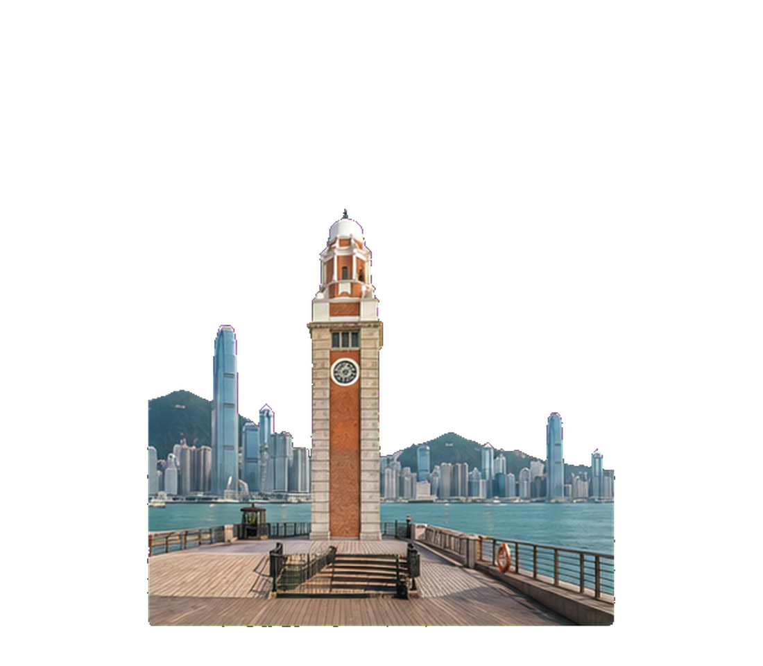 Harbour clock tower skyline