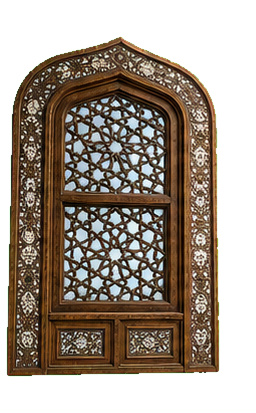 Ottoman lattice window