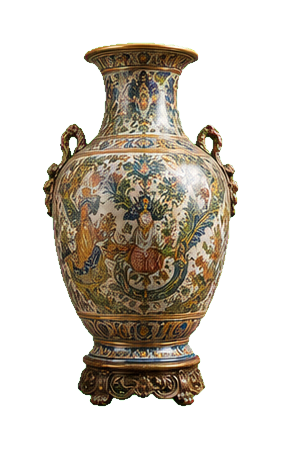 Decorative ceramic vase