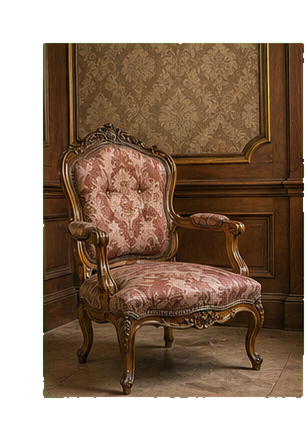 Period salon chair