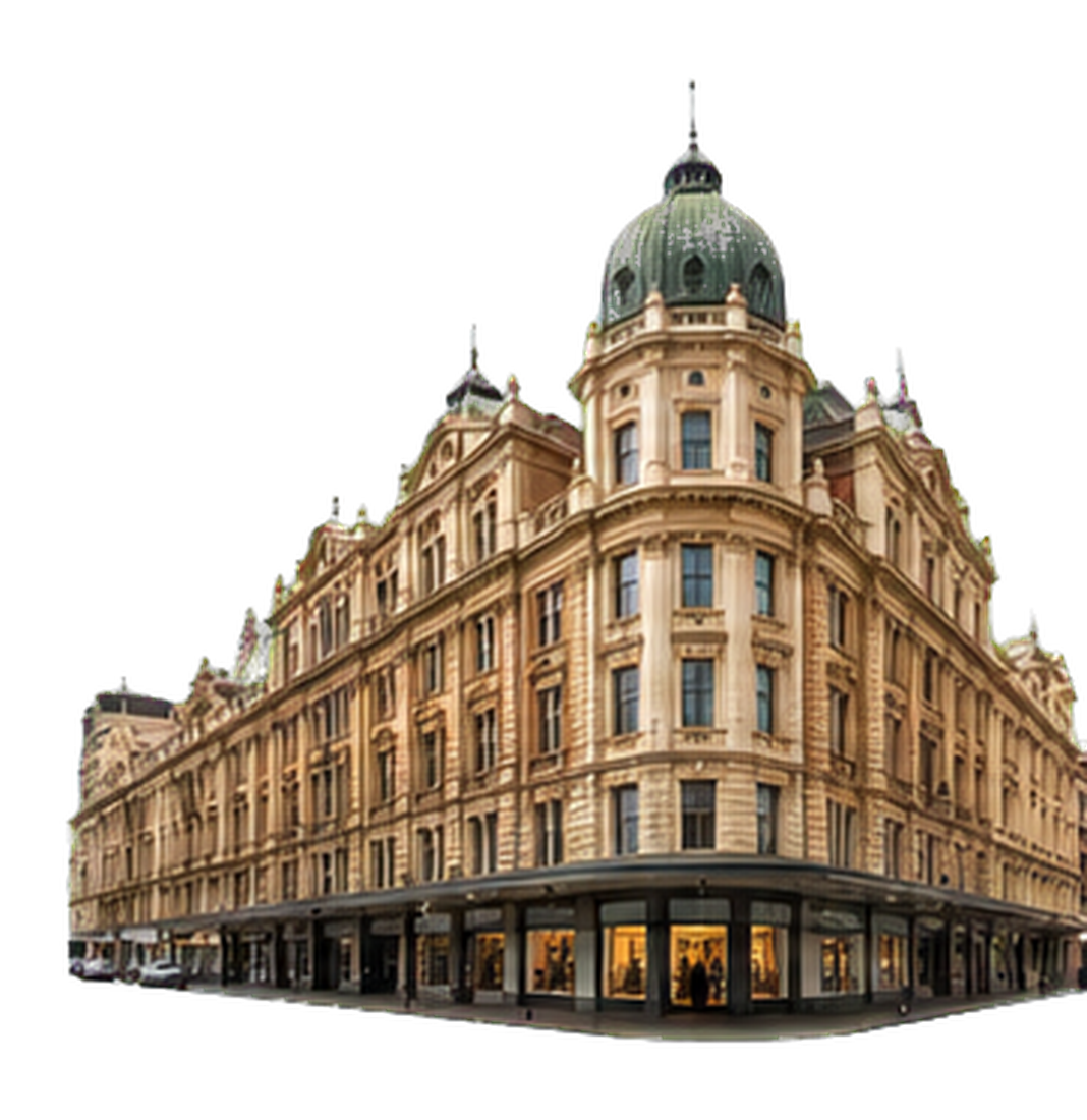Central shopping streetscape