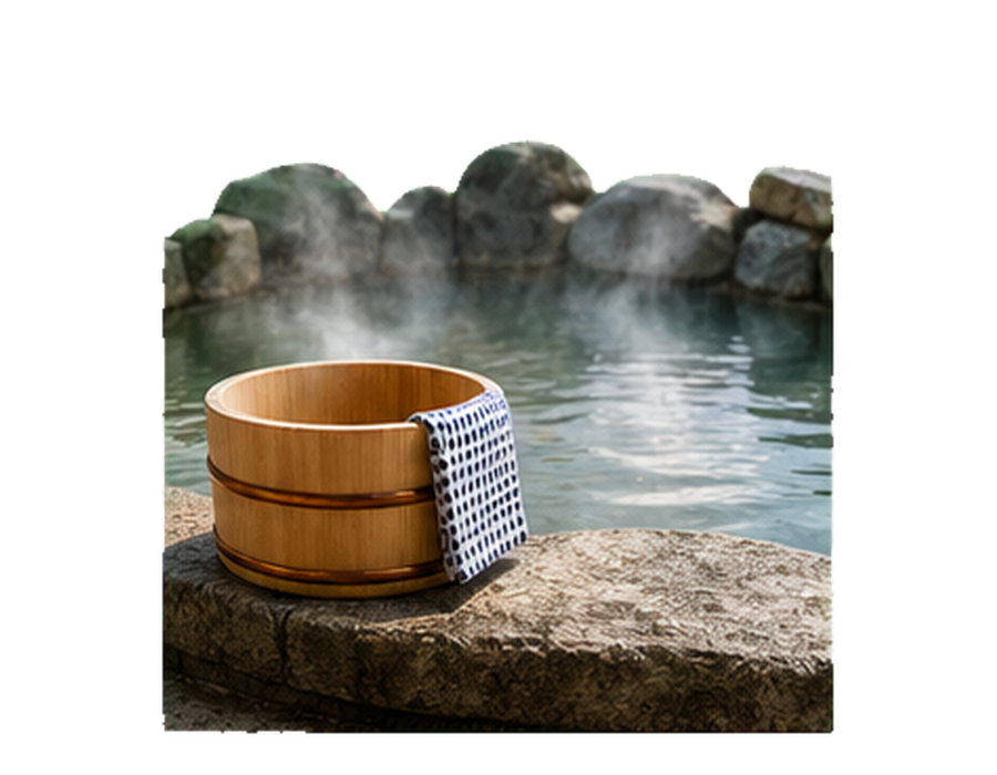 Onsen bath bucket