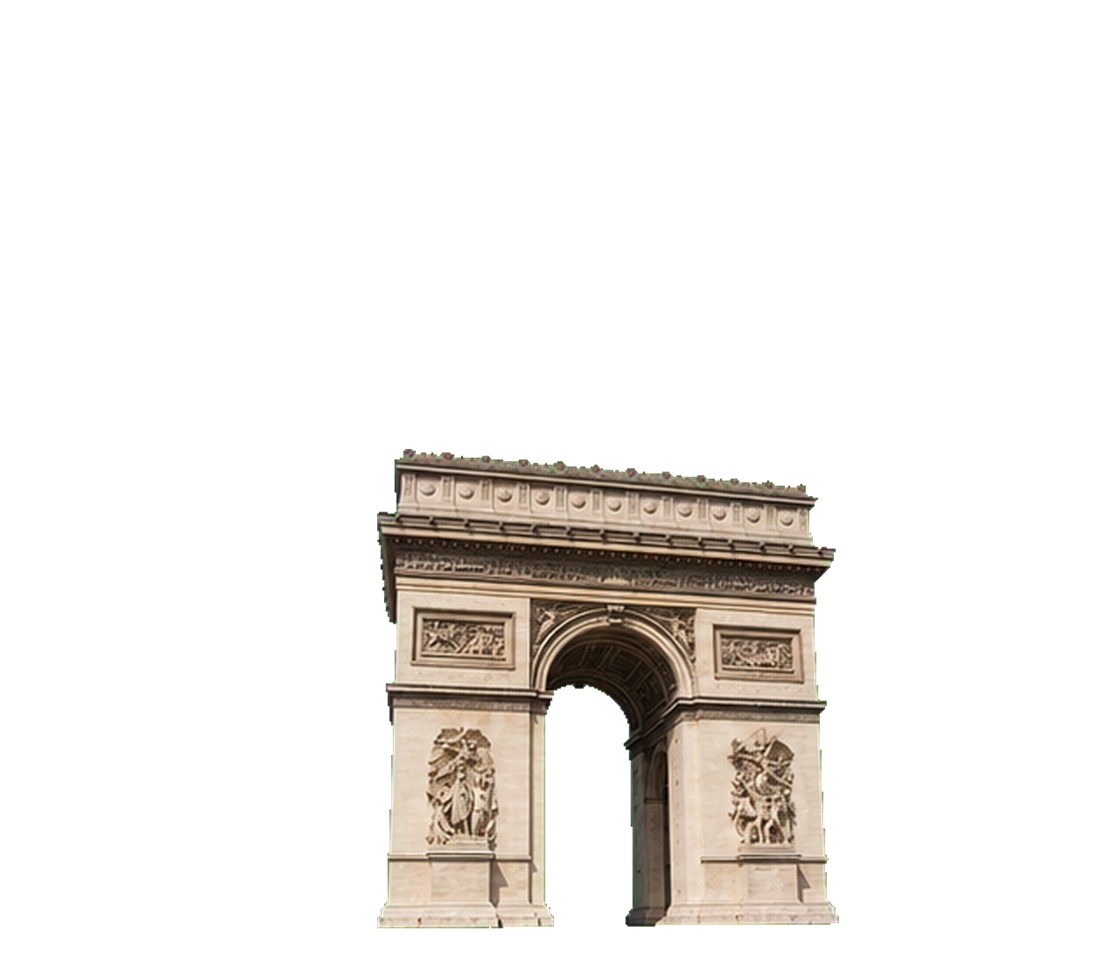 Triumphal stone arch