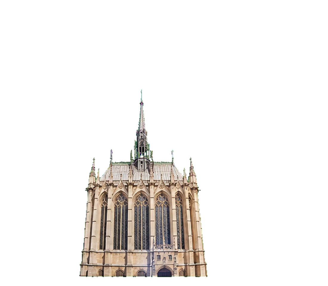 Gothic stained-glass chapel