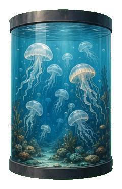 Aquarium jellyfish