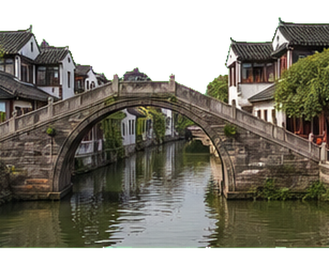 Water-town stone bridge