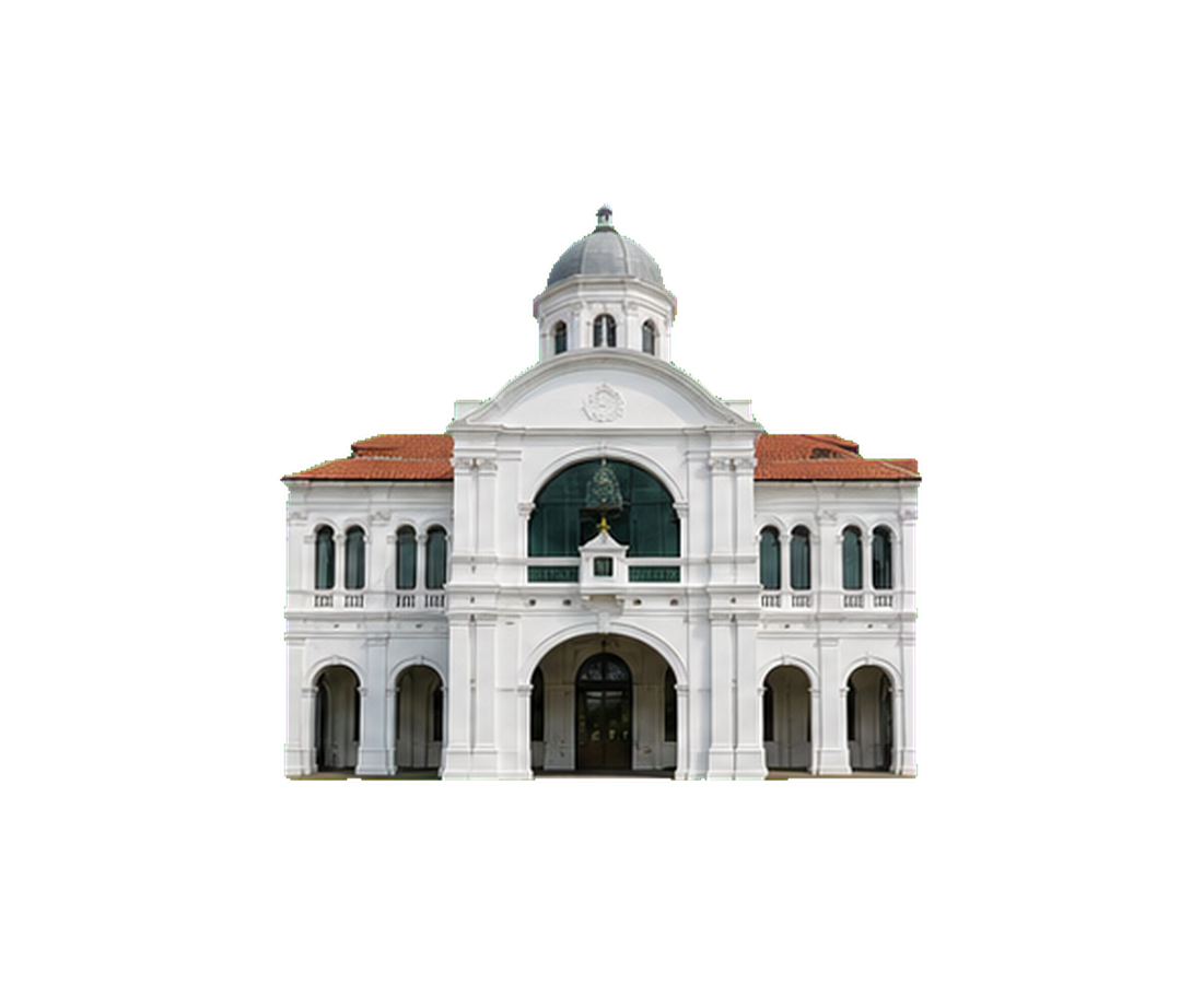 White museum facade