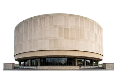 Round modern museum