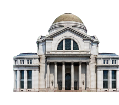 Domed museum facade
