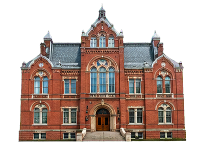 Historic art gallery facade