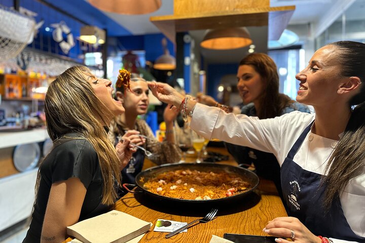 Authentic Paella in Madrid: A Hands-On Class with Tapas & Sangria