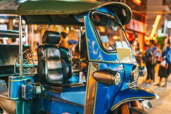 Private Tuktuk Night life Food Tour in Bangkok (Night Time)